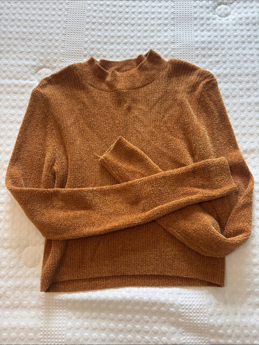 Forever 21 Rust Brown Turtleneck Sweater